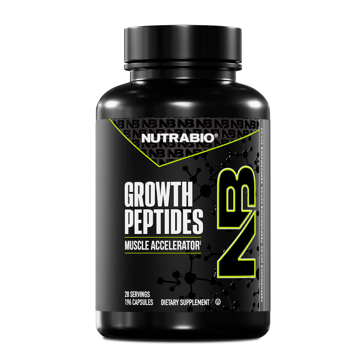 NutraBio - Growth Peptides - 196 Capsules