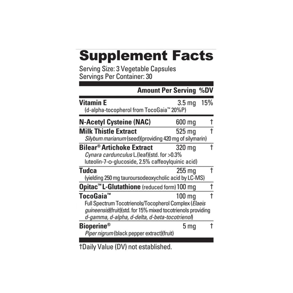 NutraBio - Liver - 90 Capsules