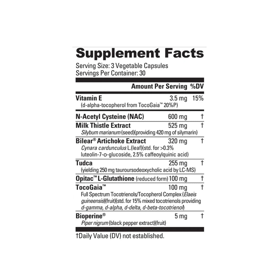 NutraBio - Liver - 90 Capsules