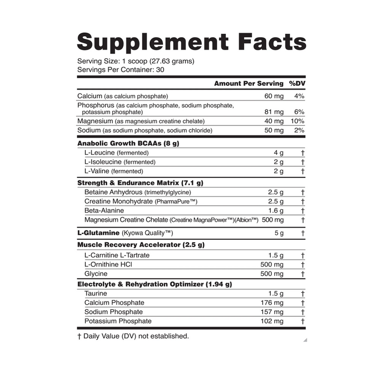 NutraBio - RELOAD RECOVERY MATRIX