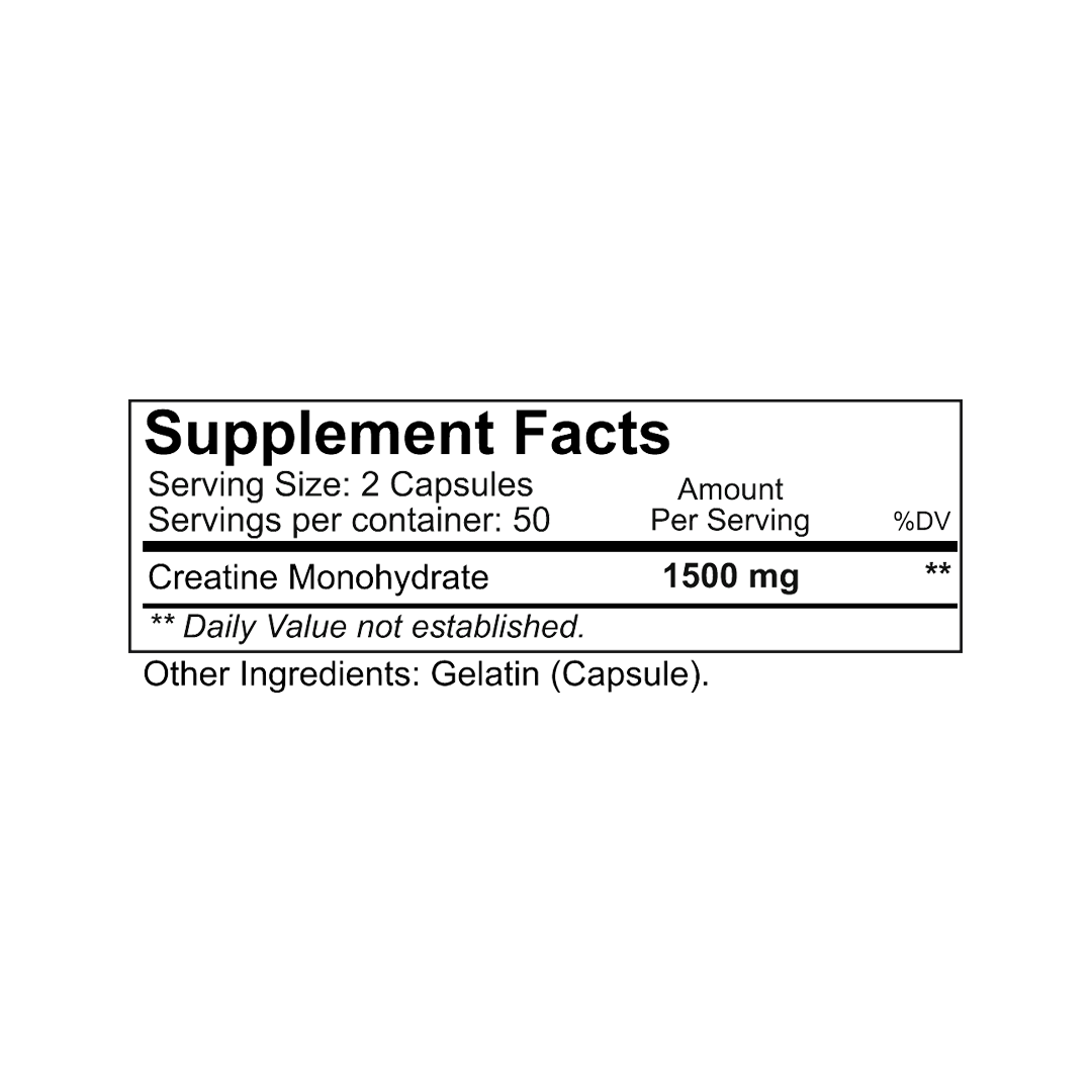 NutraKey - Creatine Monohydrate   100 Capsules