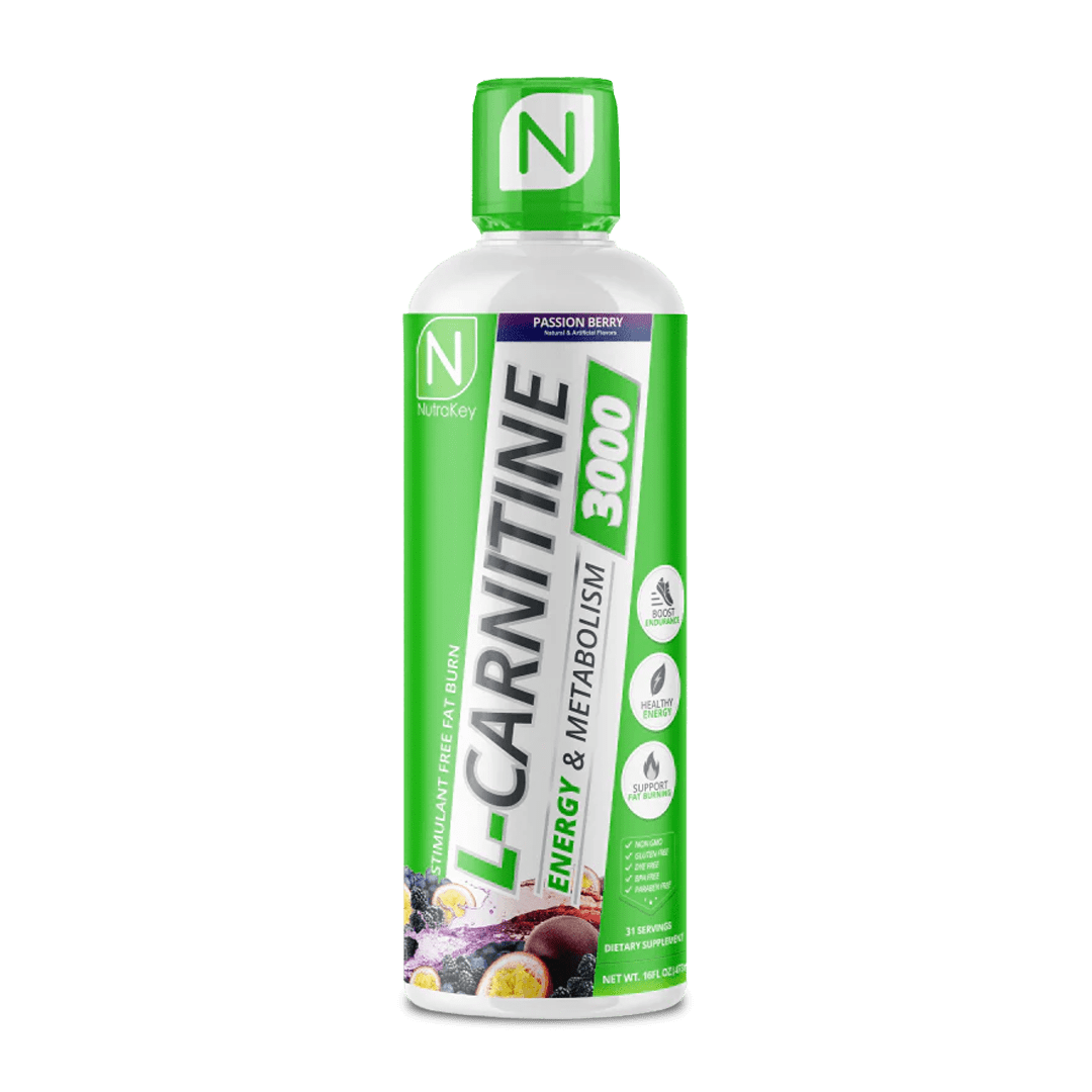 NutraKey L-Carnitine 3000 - Passion Berry - 16 fl oz NutraKey L-Carnitine 3000 - Passion Berry - 16 fl oz
