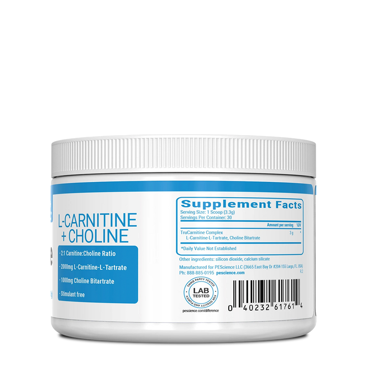 PEScience - TruCARNITINE Powder - 30 servings Unflavored