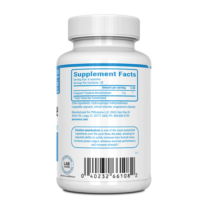 PEScience - TruCreatine Capsules  120 Capsules