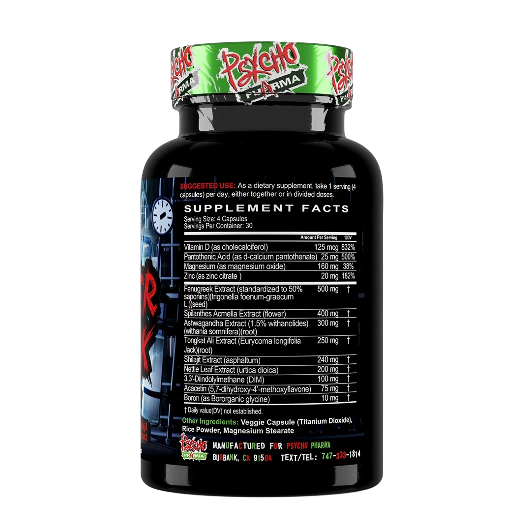 Psycho Pharma - Thunder Struck - 120 Capsules