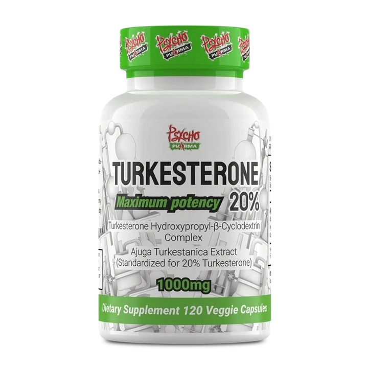 Psycho Pharma - Complexed Turkesterone 20% - 120 Capsules