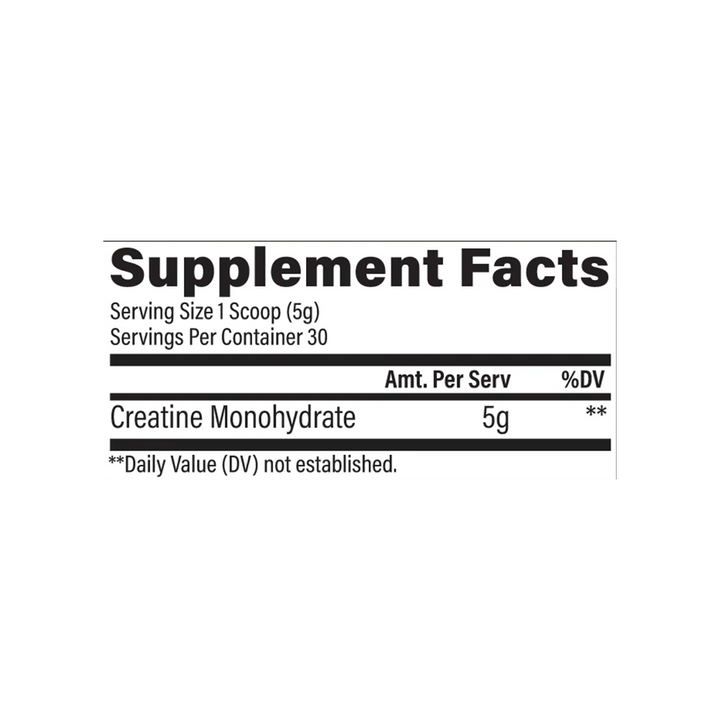 Raw Nutrition - Creatine Monohydrate