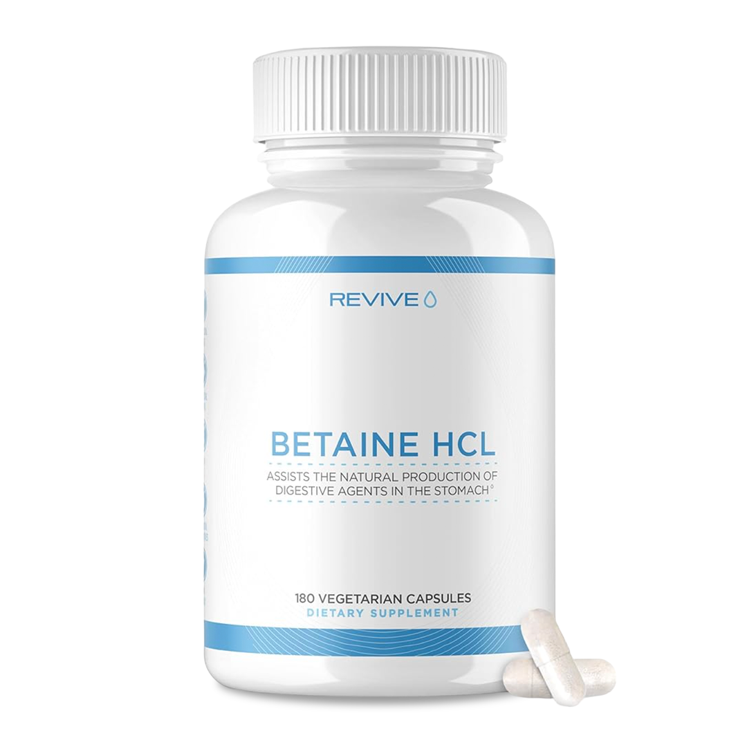 Revive MD - BETAINE HCL - 180 Capsules