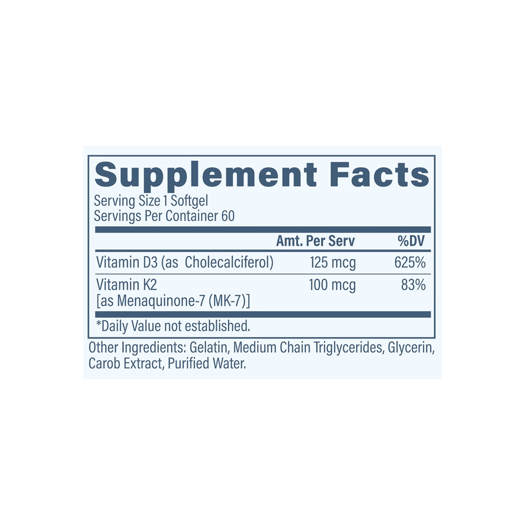 Revive MD - K2 & D3 - 60 Softgels