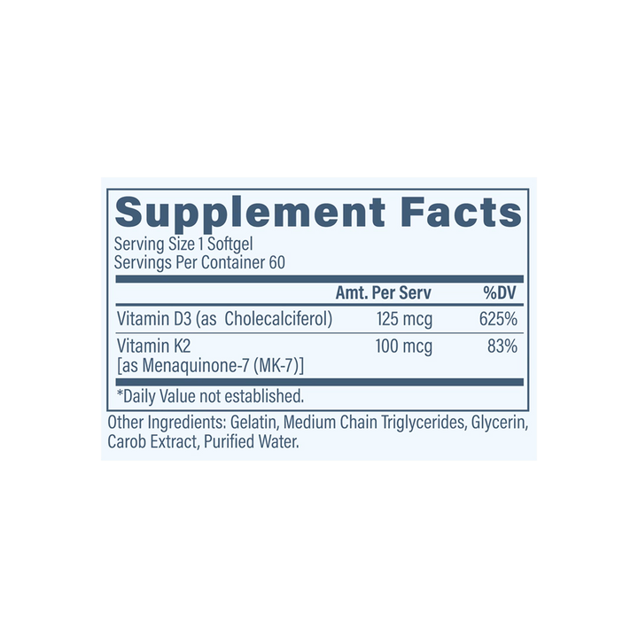 Revive MD - K2 & D3 - 60 Softgels