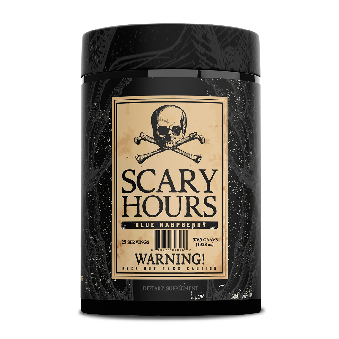 Scarry Raspberry Scary Hours - Pre-Workout – Get Yok'd Nutrition