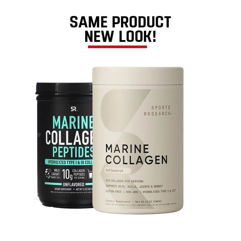 SPORTS RESEARCH MARINE COLLAGEN PEPTIDES 34 SERVINGS UNFLAVORED