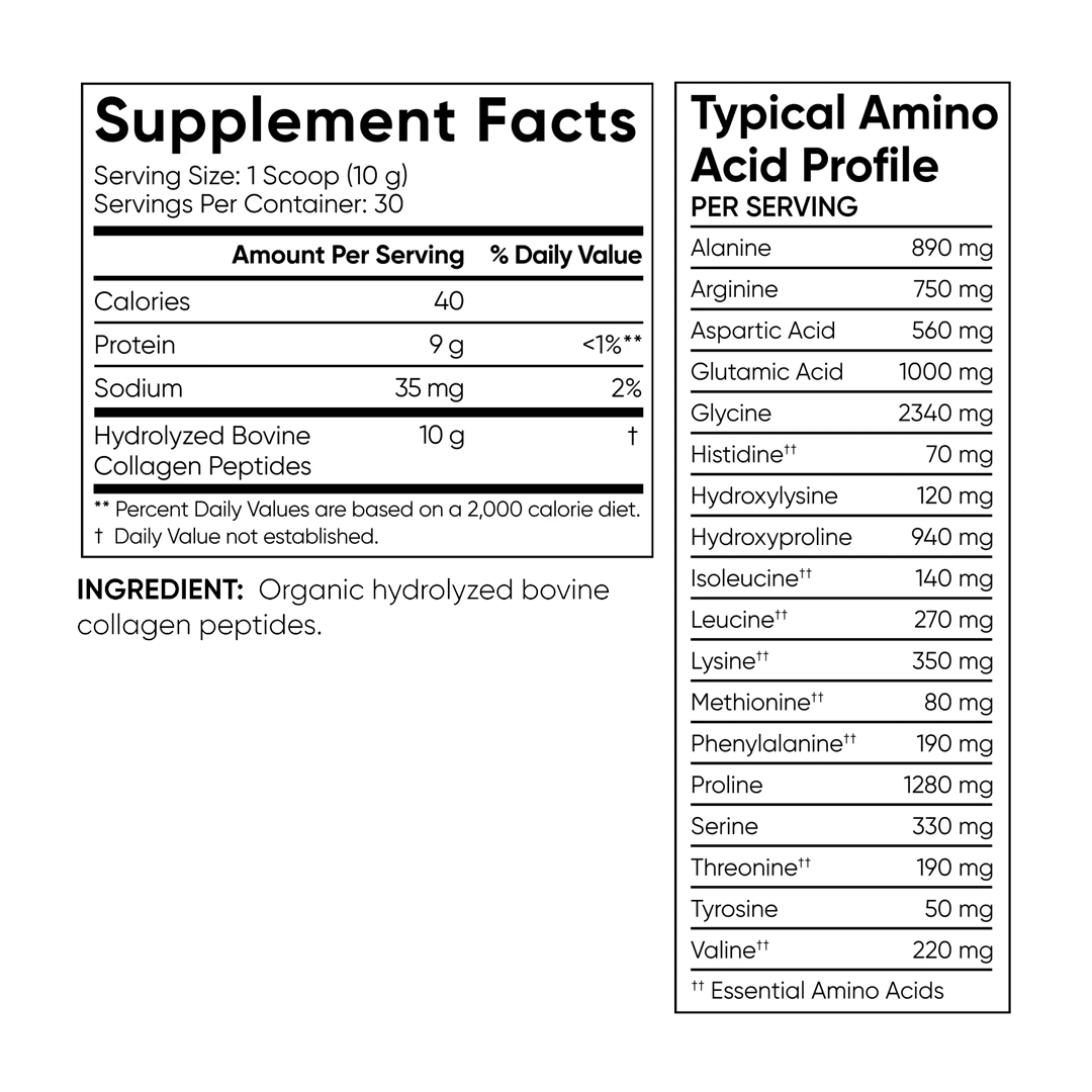 Sports Research - Organic Collagen Peptides - 30 Servings - Dark Chocolate