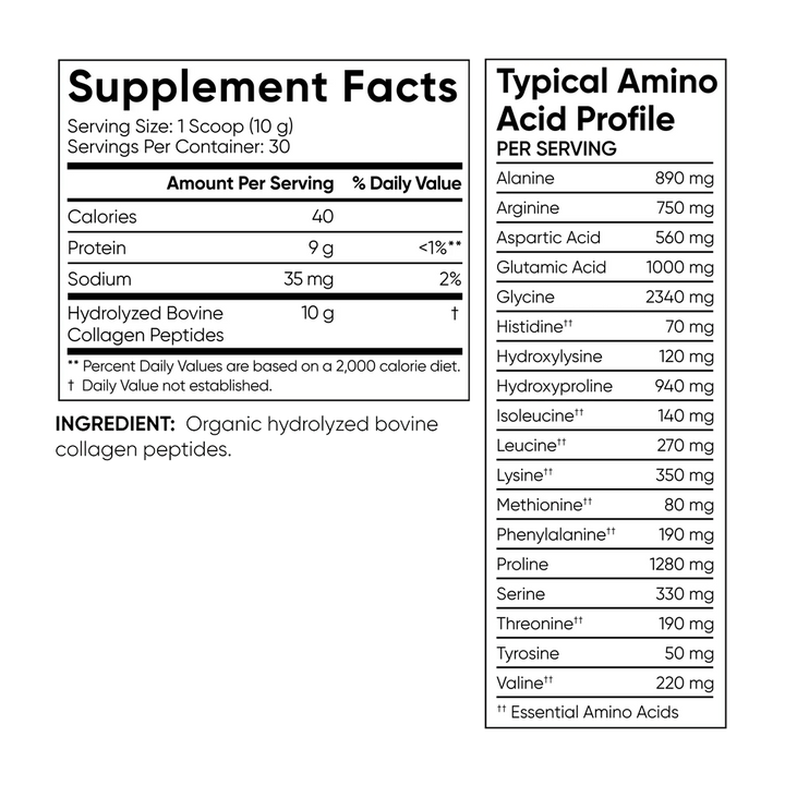 Sports Research - Organic Collagen Peptides - 30 Servings - Dark Chocolate