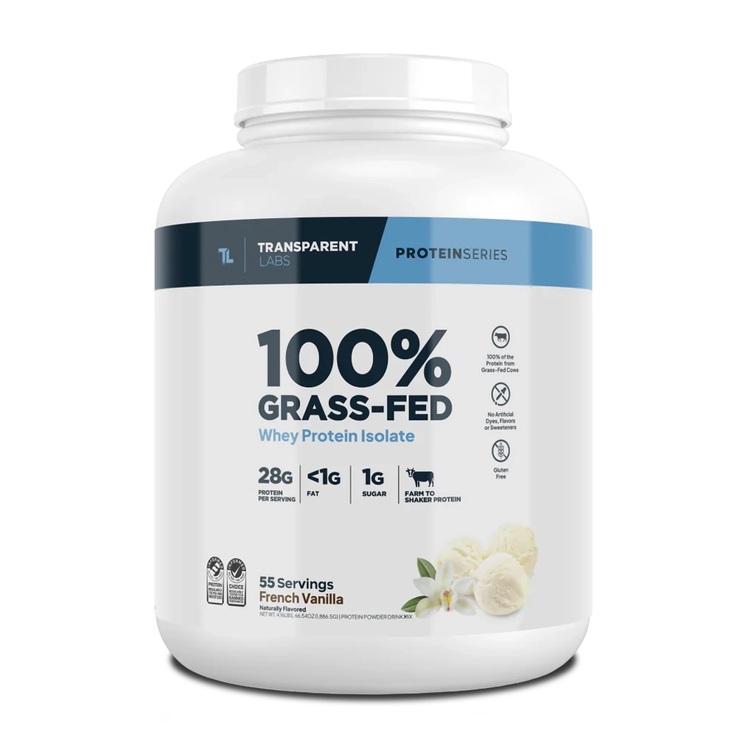 Transparent Labs - 100% Grass-Fed Whey Protein Isolate
