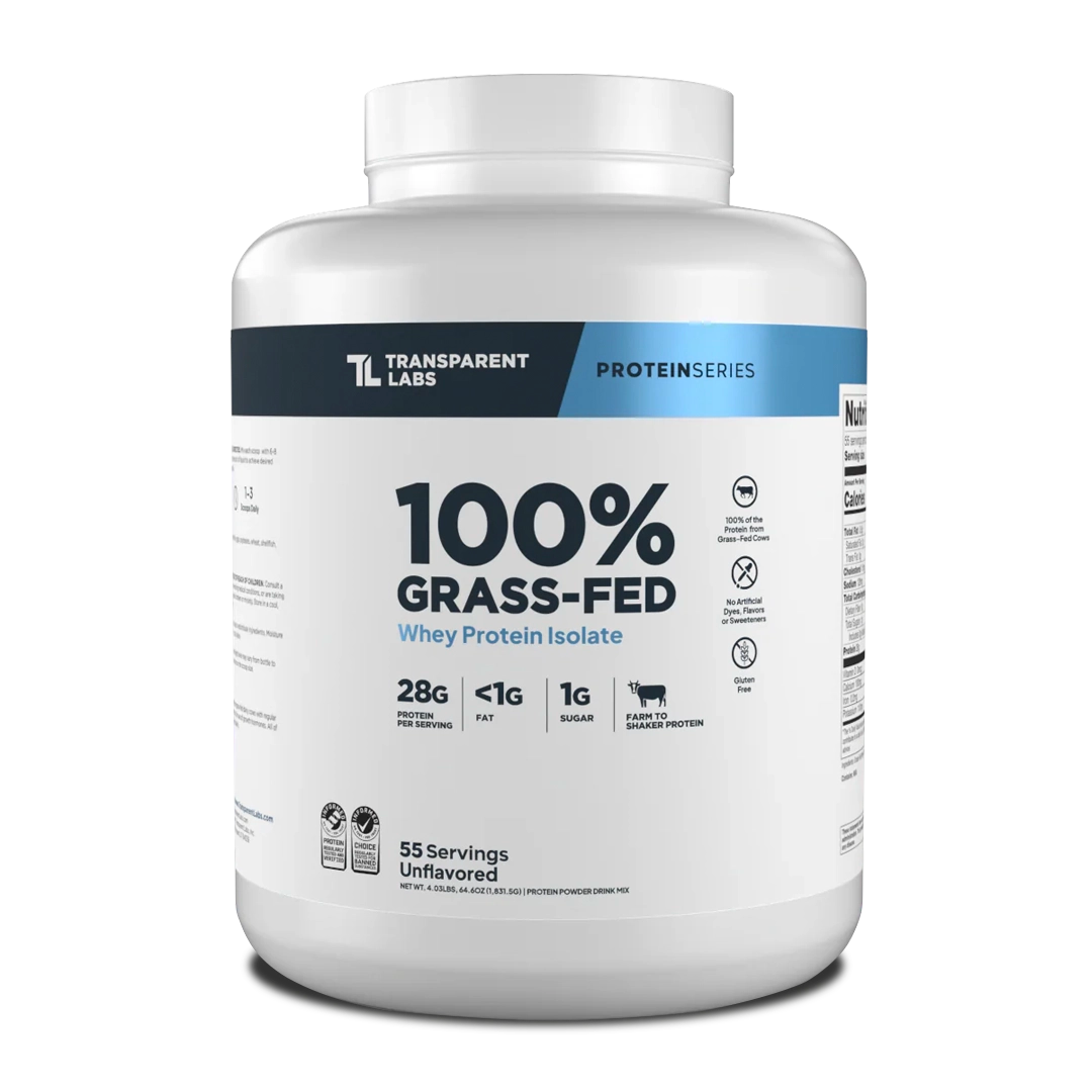 Transparent Labs - 100% Grass-Fed Whey Protein Isolate