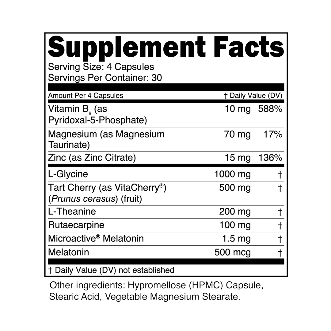 Transparent Labs - Sleep &amp;  Recover - 120 Capsules