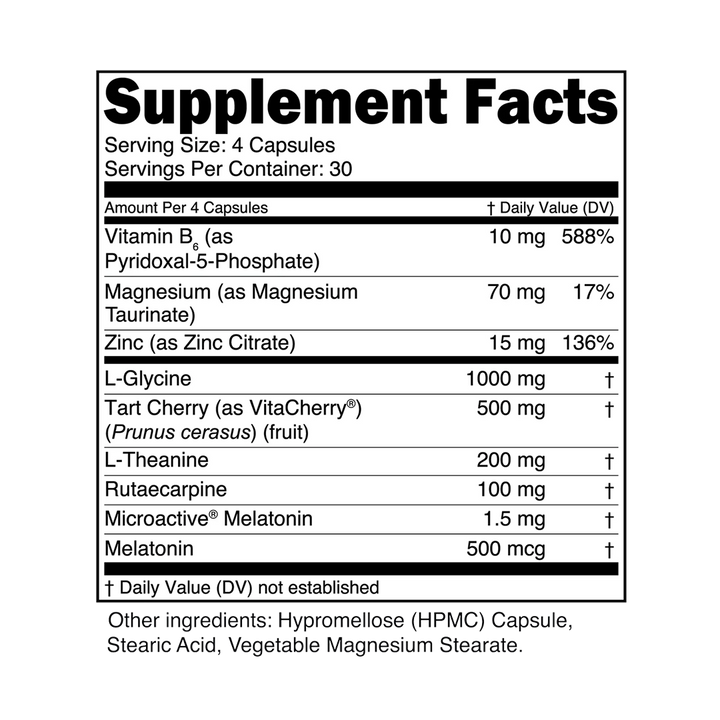 Transparent Labs - Sleep &amp;  Recover - 120 Capsules