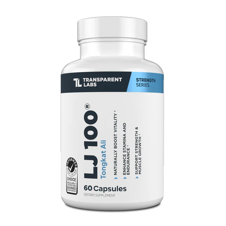 Transparent Labs - LJ100 Tongkat Ali - 60 Capsules