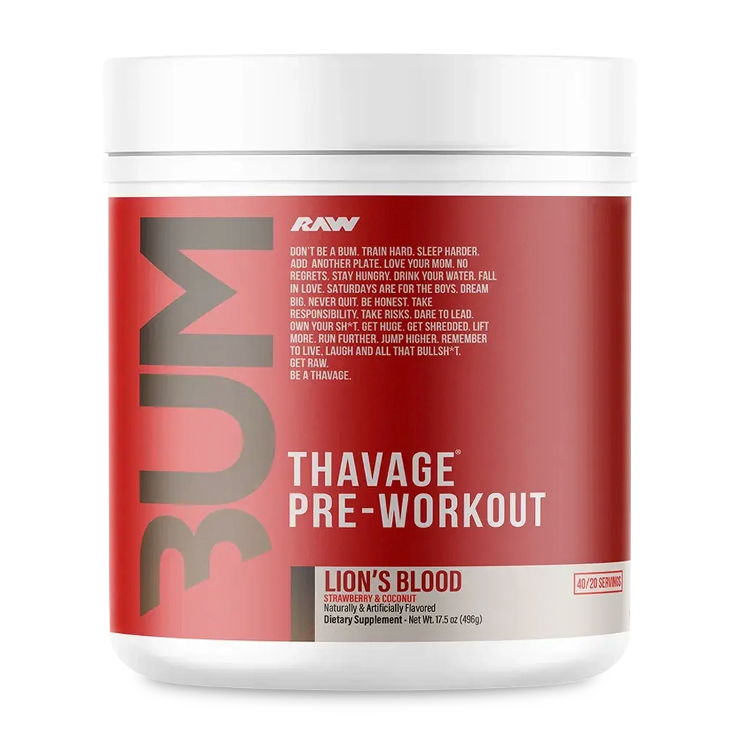 Raw Nutrition x CBUM - Thavage Pre-Workout