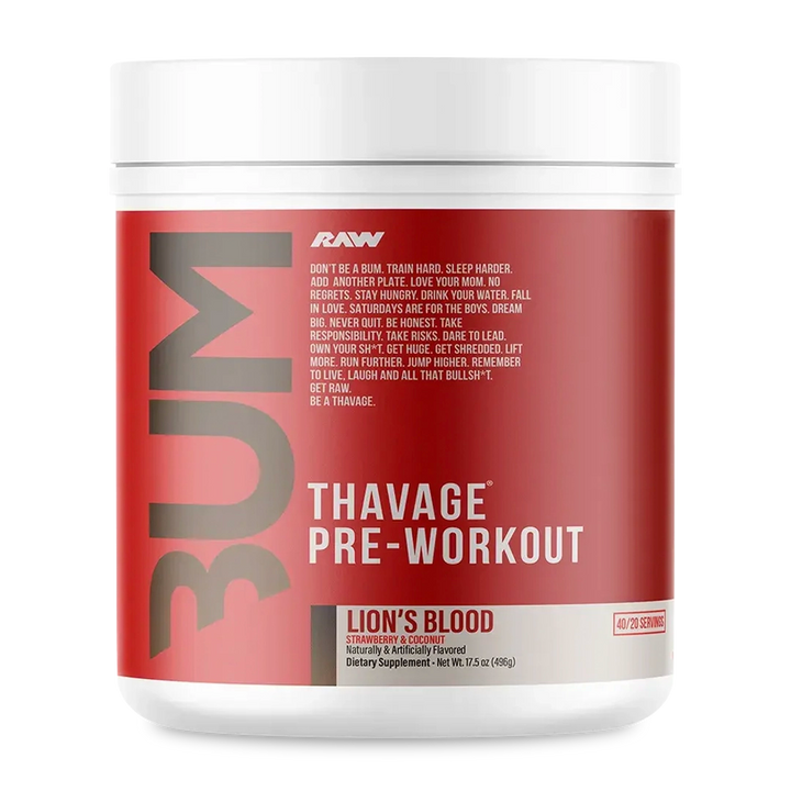 Raw Nutrition x CBUM - Thavage Pre-Workout
