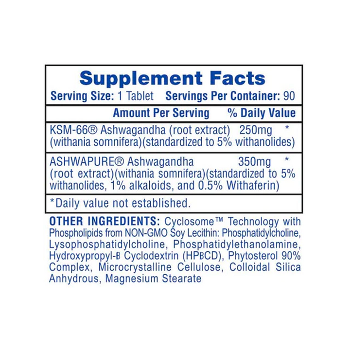 Hi-Tech Pharmaceuticals - Ashwagandha - 90 Tablets