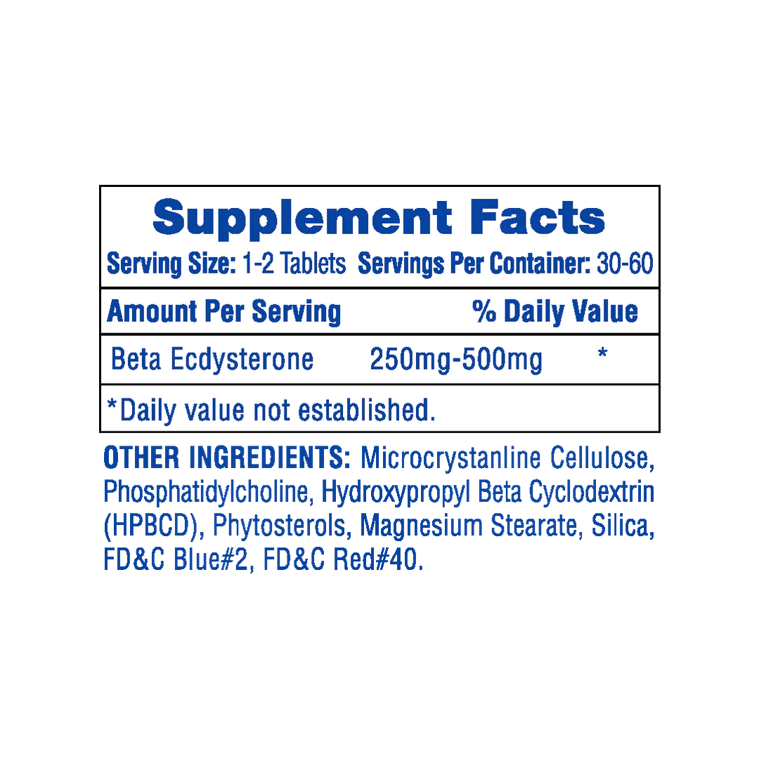 Hi-Tech Pharmaceuticals - Ecdisten - 60 Tablets
