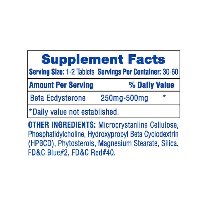 Hi-Tech Pharmaceuticals - Ecdisten - 60 Tablets