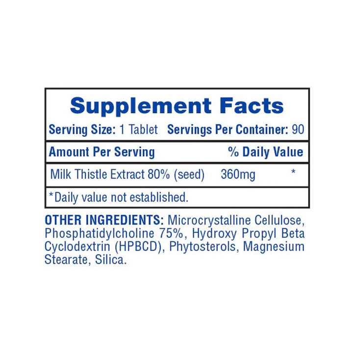 Hi-Tech Pharmaceuticals - Milk Thistle - 90 Tablets