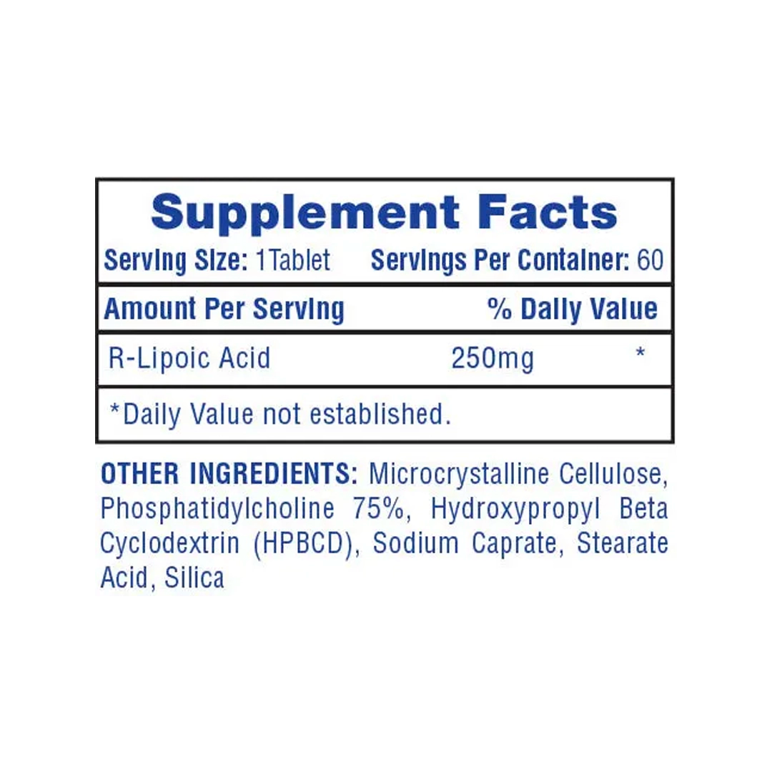 Hi-Tech Pharmaceuticals - R-ALA - 60 Tablets