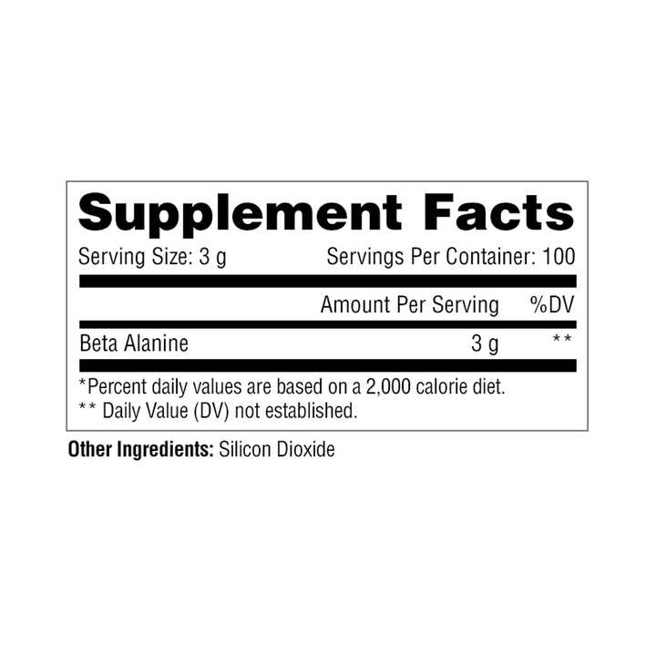 Metabolic Nutrition - Beta-Alanine