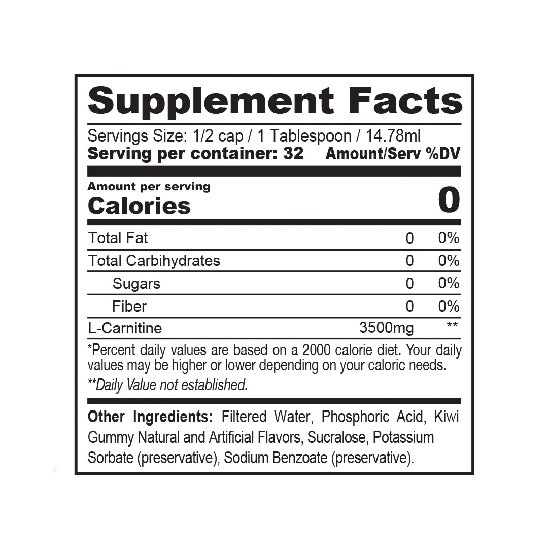 Metabolic Nutrition L-Carnitine 3500 Liquid Fat Metabolism 32 Servings | Get Yok'd Get Yok'd Nutrition Metabolic Nutrition L-Carnitine 3500 Liquid Fat Metabolism 32 Servings | Get Yok'd Get Yok'd Nutrition