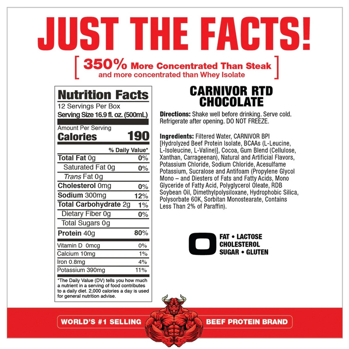 MuscleMeds - Carnivor Beef Protein Drink