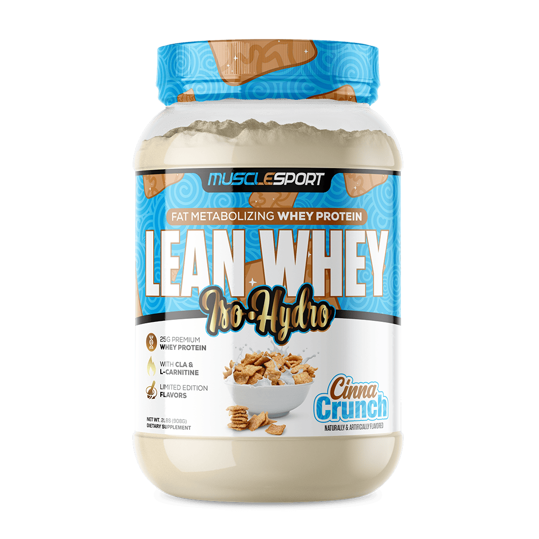 MuscleSport Lean Whey Protein Isolate + Carnitine | Get Yok'd Get Yok'd Nutrition MuscleSport Lean Whey Protein Isolate + Carnitine | Get Yok'd Get Yok'd Nutrition