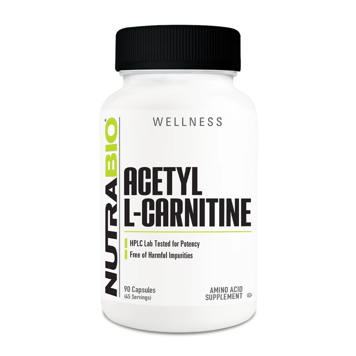 NutraBio - Acetyl L-Carnitine - 90 Veggie Capsules