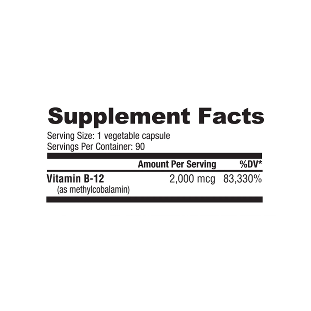 NutraBio - Methyl B-12