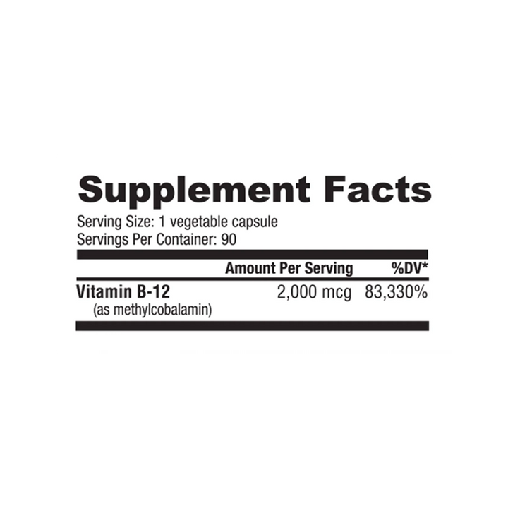 NutraBio - Methyl B-12