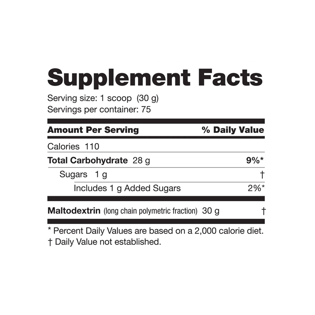 NutraBio - CarboMAX Maltodextrin 5 Lbs Unflavored