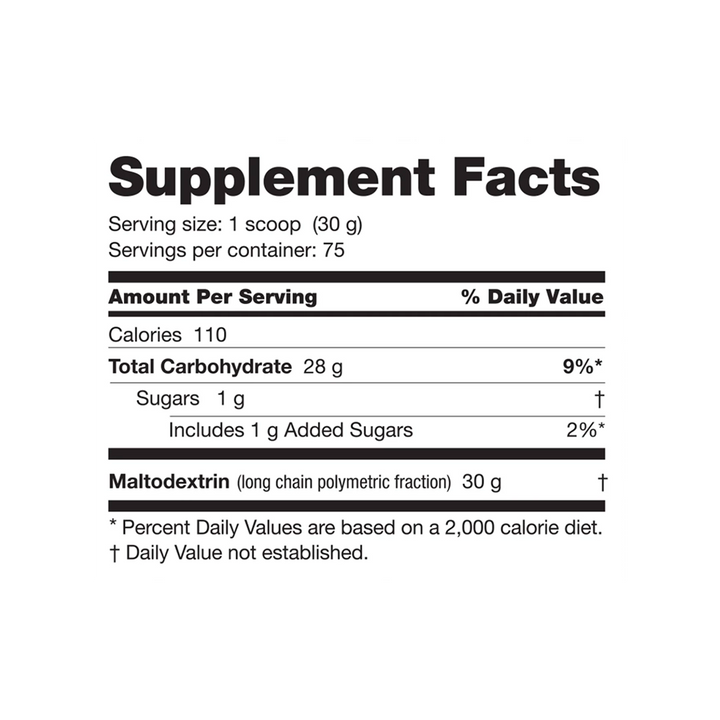 NutraBio - CarboMAX Maltodextrin 5 Lbs Unflavored