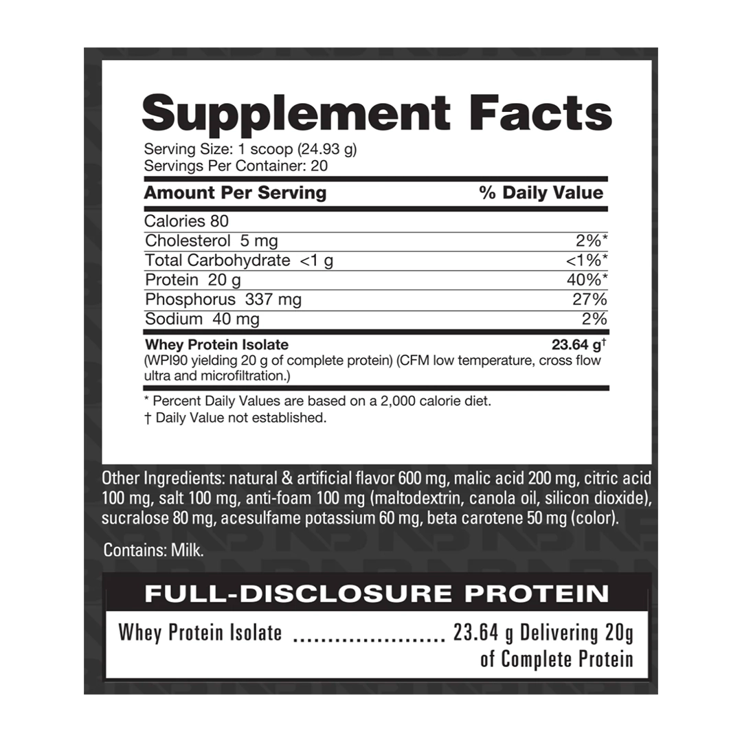 NutraBio - Clear Whey Protein Isolate