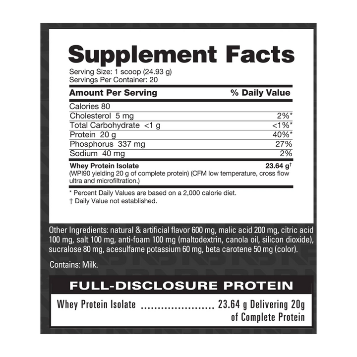 NutraBio - Clear Whey Protein Isolate