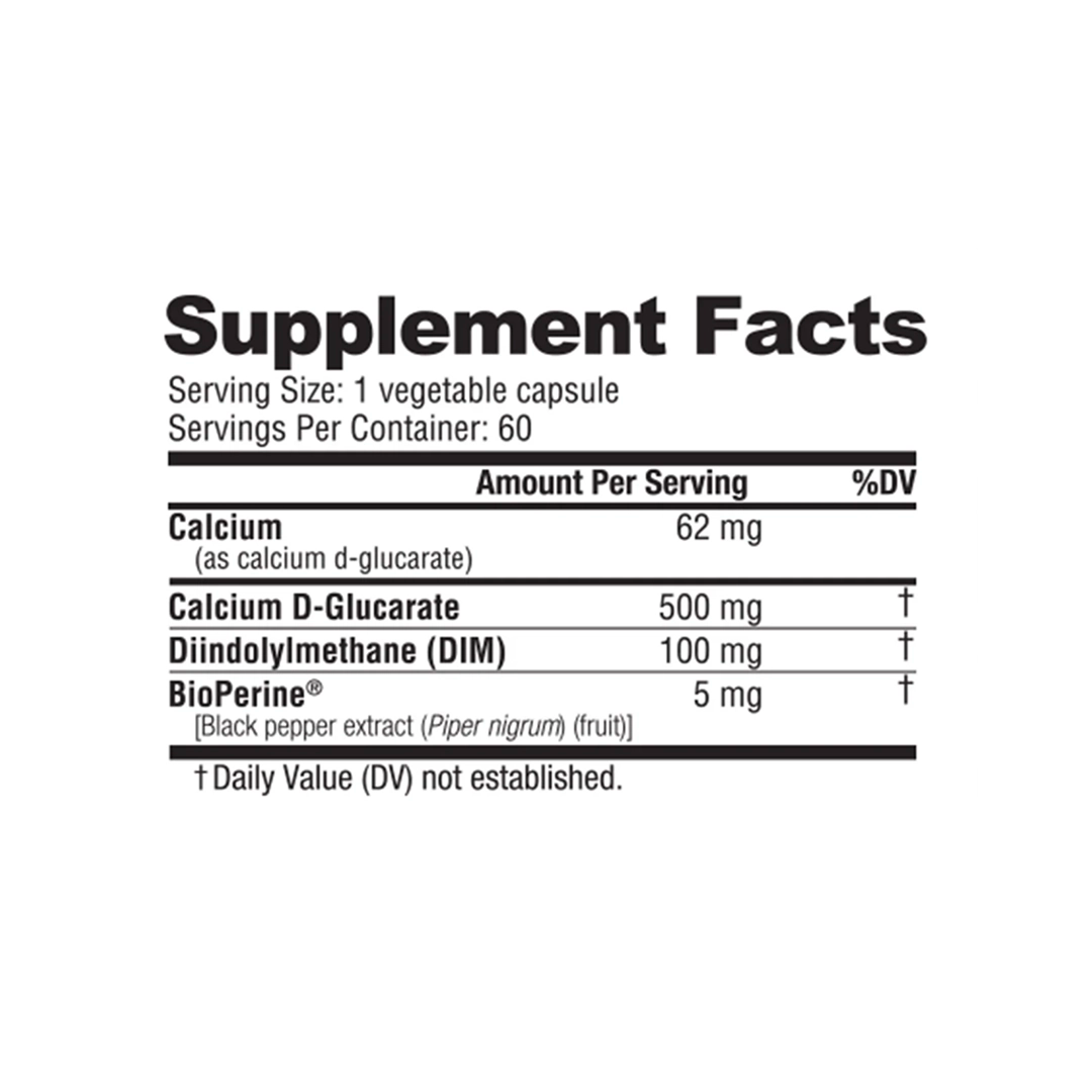 NutraBio - DIM - 60 Capsules