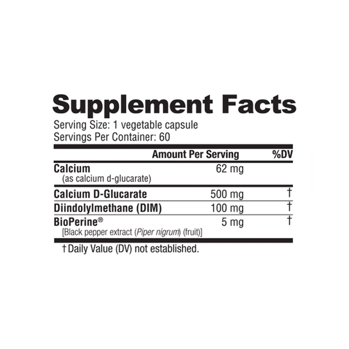 NutraBio - DIM - 60 Capsules