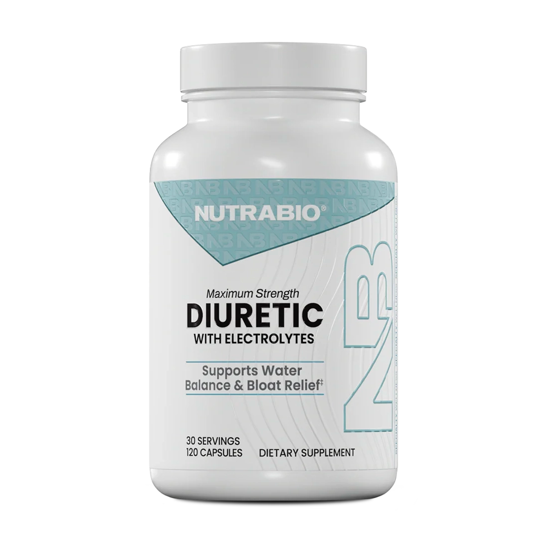 NutraBio - Diuretic - 120 Capsules
