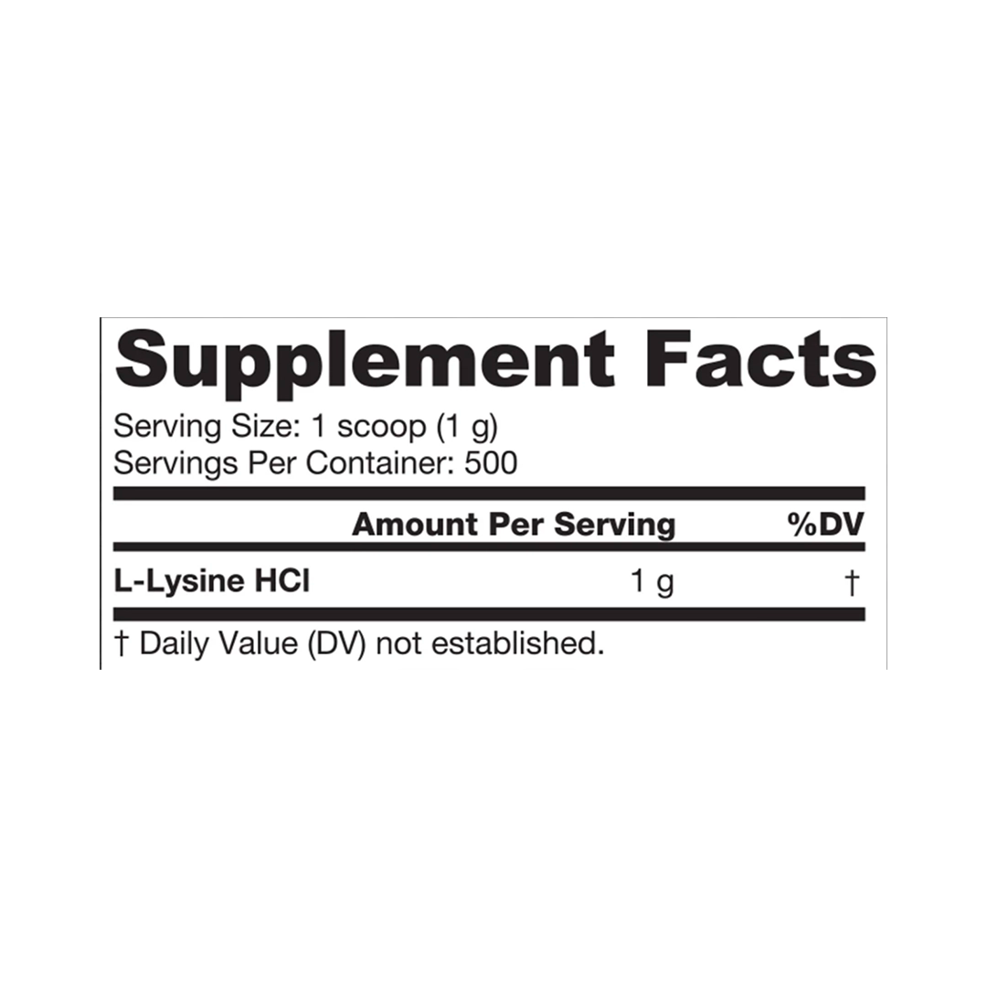 NutraBio - L-Lysine