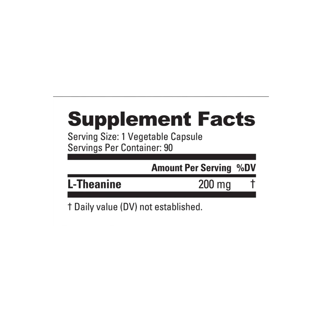 NutraBio - L-Theanine - 90 Veggie Capsules