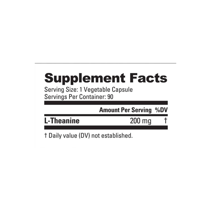 NutraBio - L-Theanine - 90 Veggie Capsules