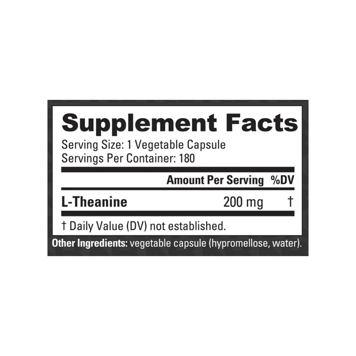 NutraBio - L-Theanine - 180 Capsules