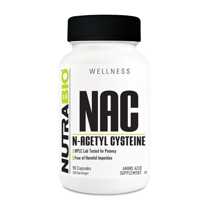 NutraBio - NAC N-Acetyl Cysteine - 90 Veggie Capsules