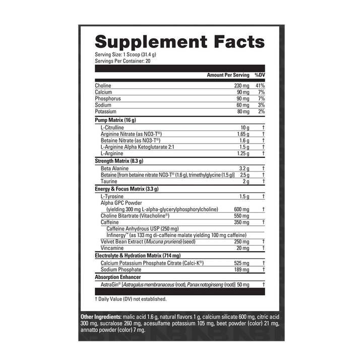 Nutrabio - PRE Workout
